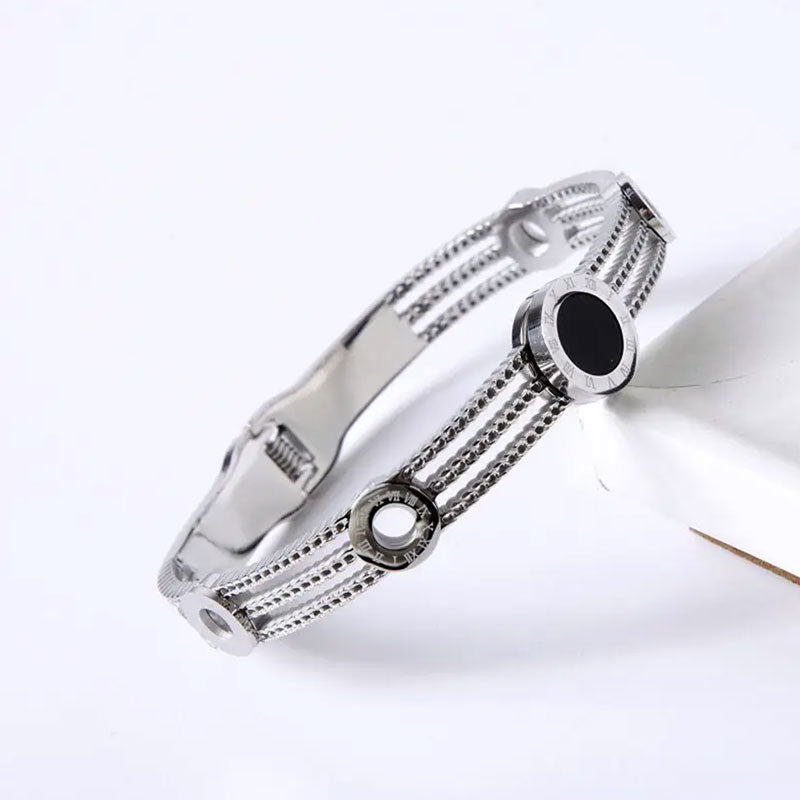 Bracelete Imperial Ônix em Ouro 18k VZ152