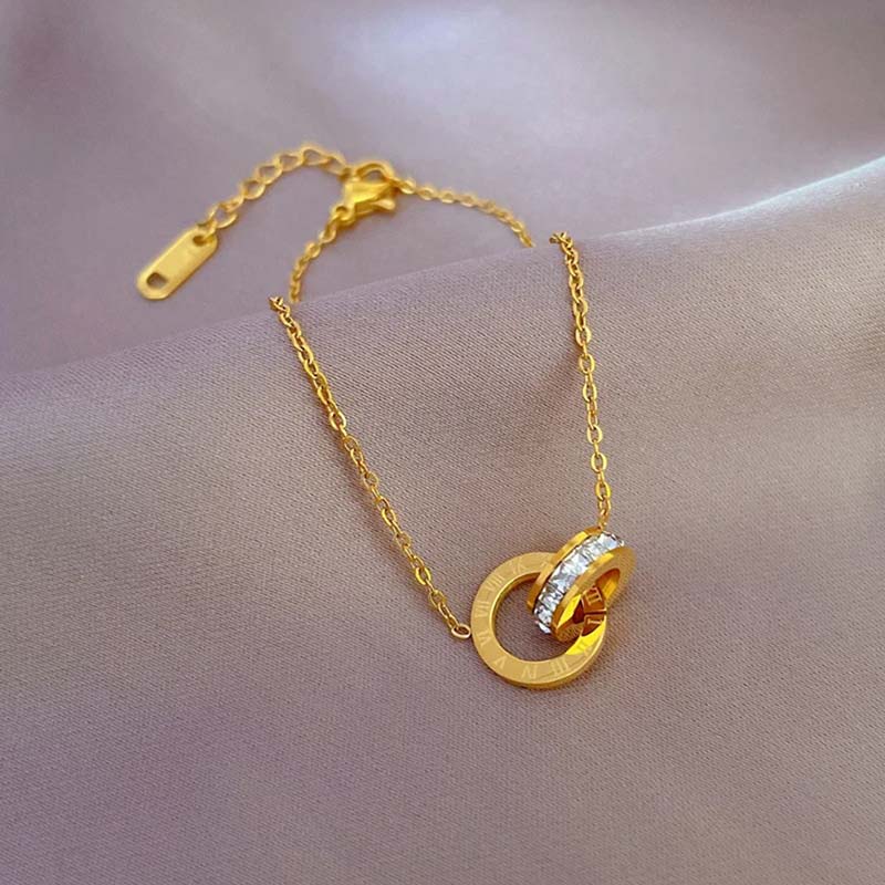 Pulseira Imperial Zircônia Banhado em Ouro 18k VZ217