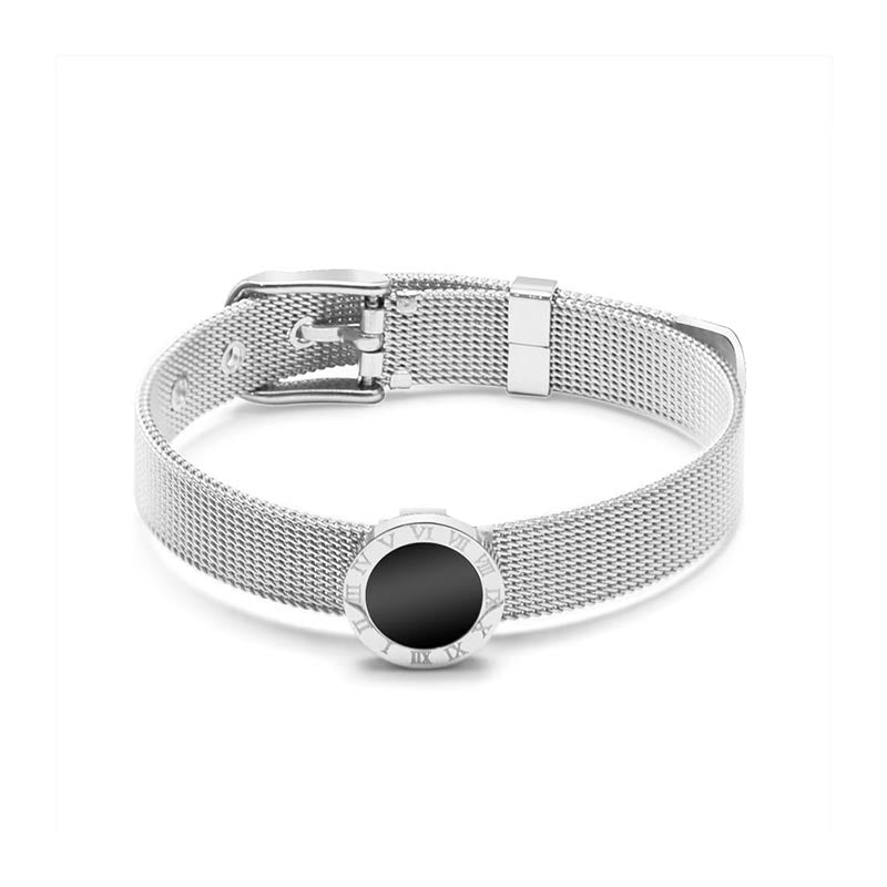 Bracelete Romano Clássico em Ouro 18k VZ222