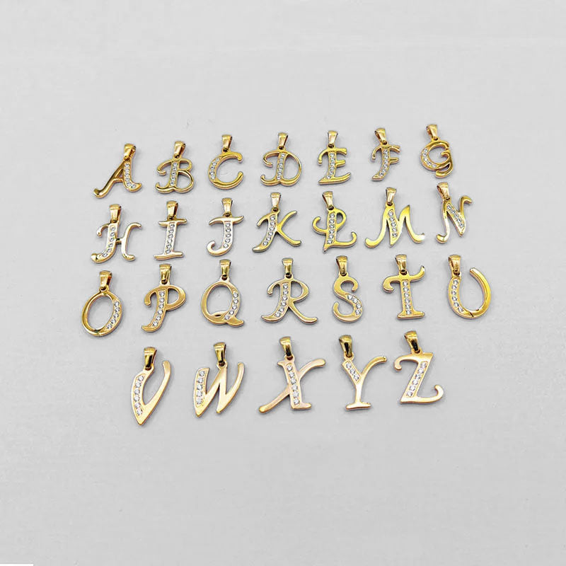 Colar com Inicial Personalizada Banhado em Ouro 18k VZ236