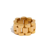 Anel Elos Minimalista Banhado em Ouro 18k VZ163