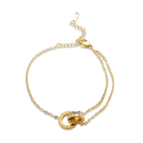 Pulseira Imperial Zircônia Banhado em Ouro 18k VZ217