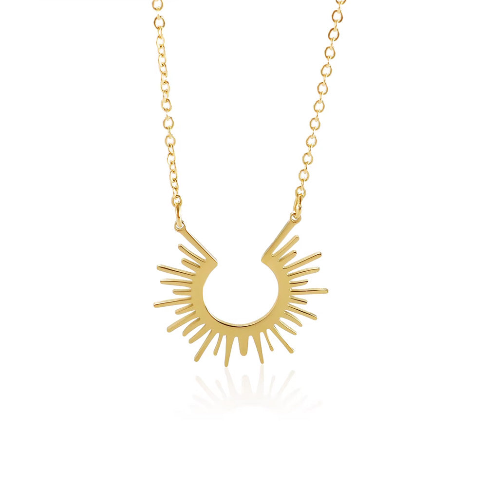 Colar Golden Sun Banhando em Ouro 18k VZ230