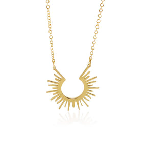 Colar Golden Sun Banhando em Ouro 18k VZ230