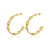 Brinco Argola Carmem Banhado em Ouro 18k VZ248