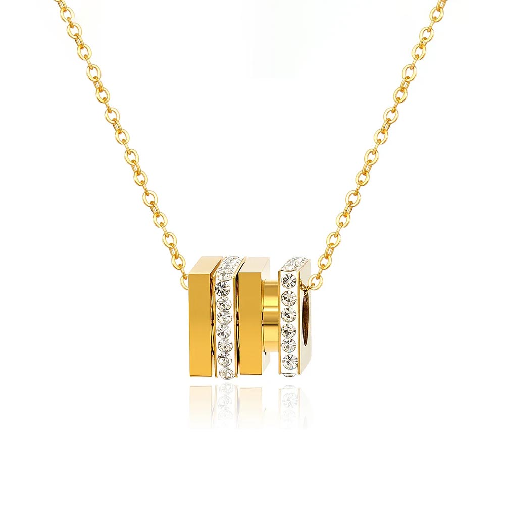Colar Cubo Shine Banhado em Ouro 18k VZ228