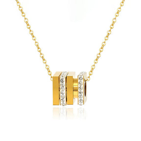 Colar Cubo Shine Banhado em Ouro 18k VZ228