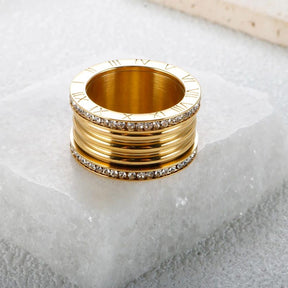 Anel Imperial Banhado em Ouro 18k VZ167