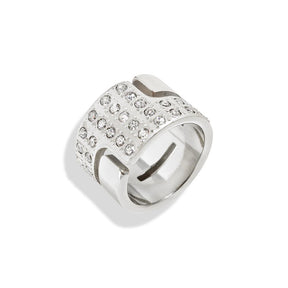 Anel Elegance Zircônia Banhado em Ouro 18k VZ209