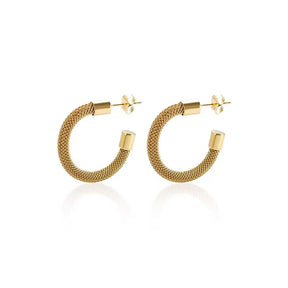 Brinco Argola Milano Banhado em Ouro 18k VZ239