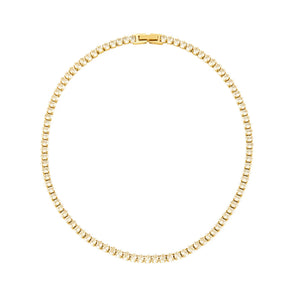 Colar Riviera Banhado em Ouro 18k VZ142
