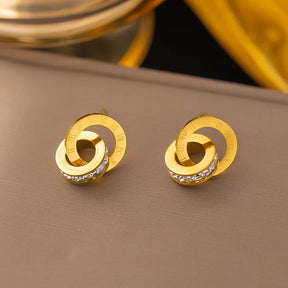 Brinco Imperial Zircônia Banhado em Ouro 18k VZ219