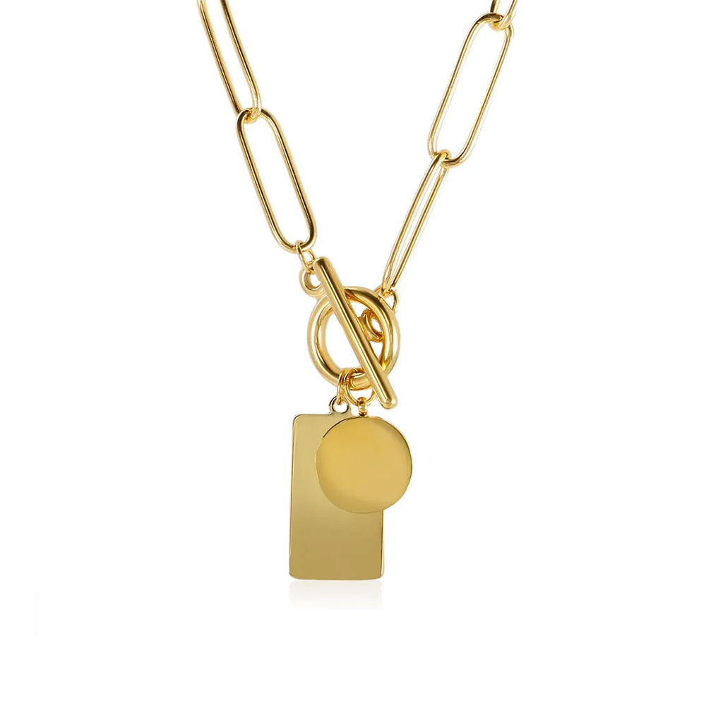 Colar GeoLuxe Banhado em Ouro 18k VZ229