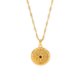Colar Estrela do Norte Banhado em Ouro 18k VZ237