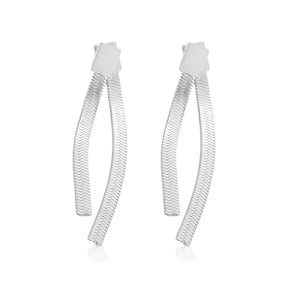 Brinco de Malha Banhado em Ouro 18k VZ242