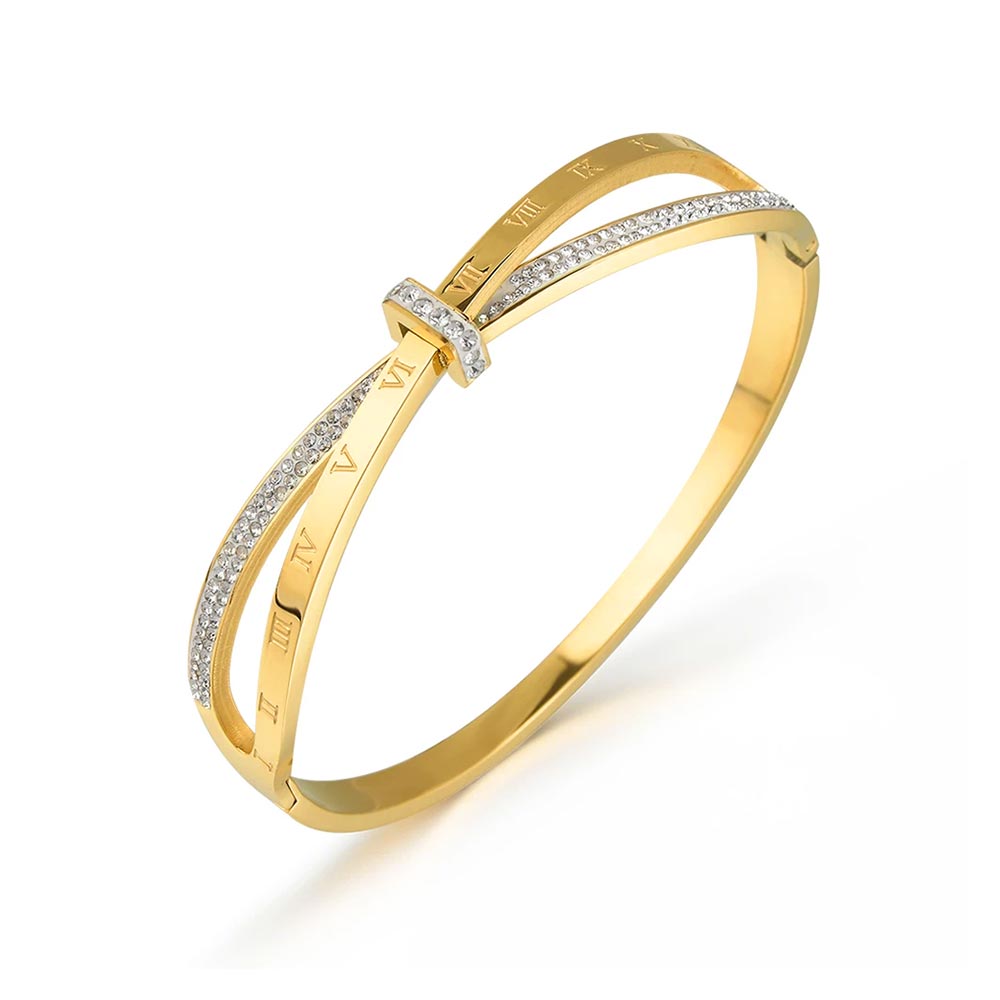 Bracelete Romano Banhado em Ouro 18k VZ180