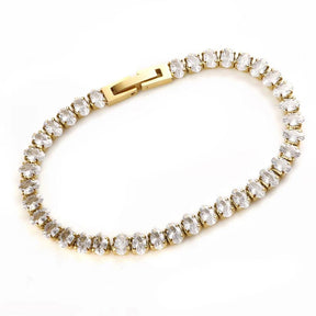 Pulseira Riviera Banhado em Ouro 18k VZ153